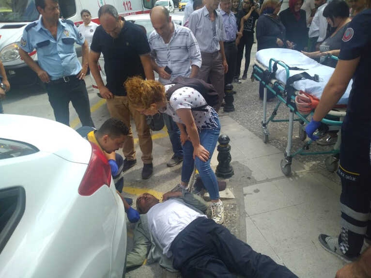 Duyarsız Sürücü Engelliyi Hastanelik Etti