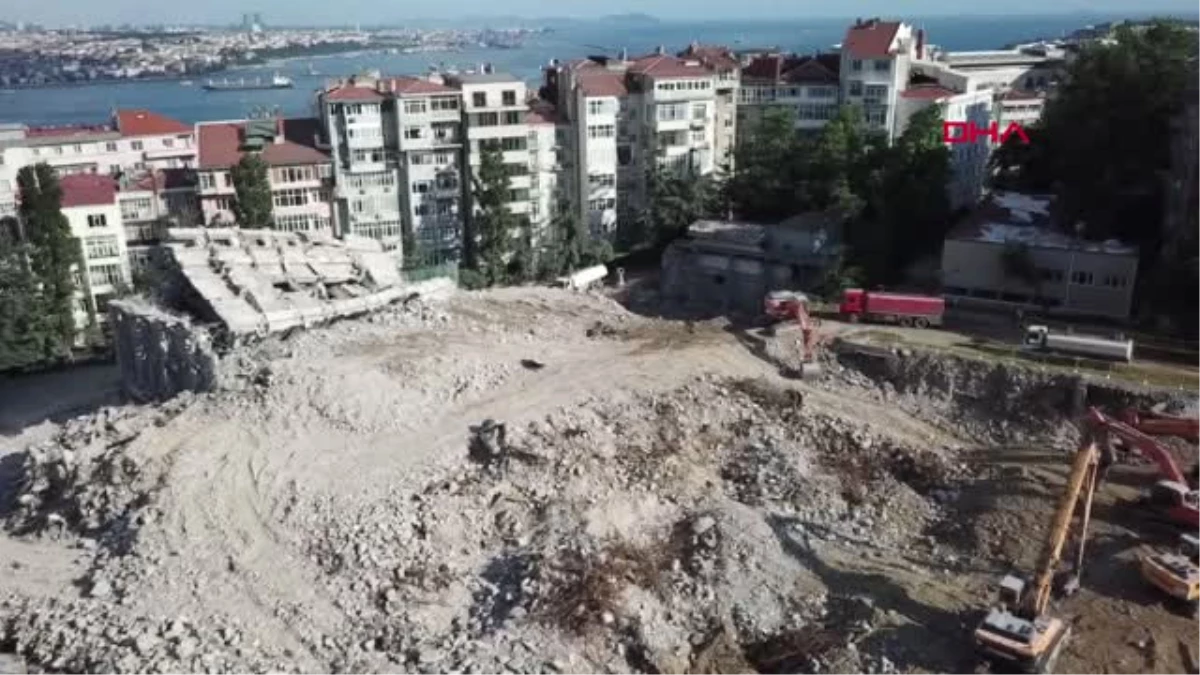 İstanbul Yıkımı Tamamlanan Akm\'nin Havadan Görüntüleri