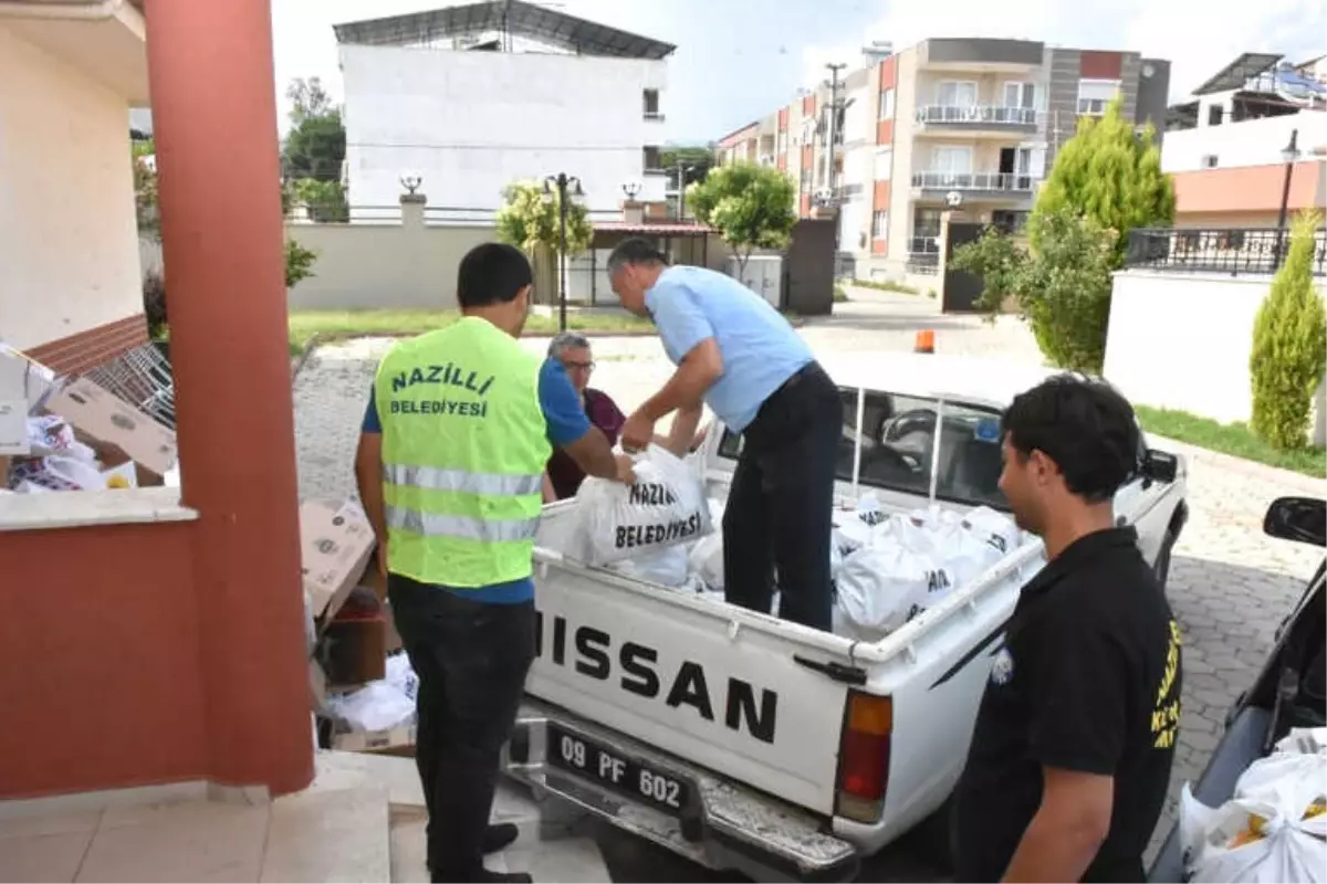 Nazilli Belediyesinden Ramazan\'da 7 Bin 500 Aile Gıda Yardımı