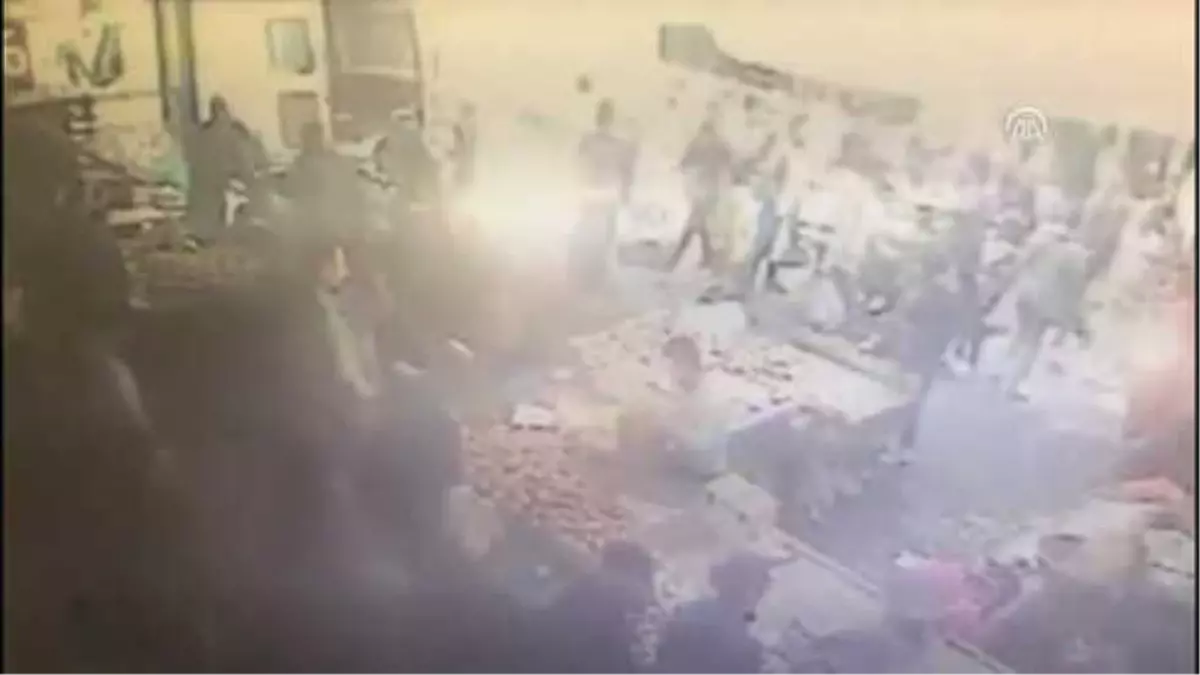 Pazarcıların Silahlı Kavgası Güvenlik Kamerasında