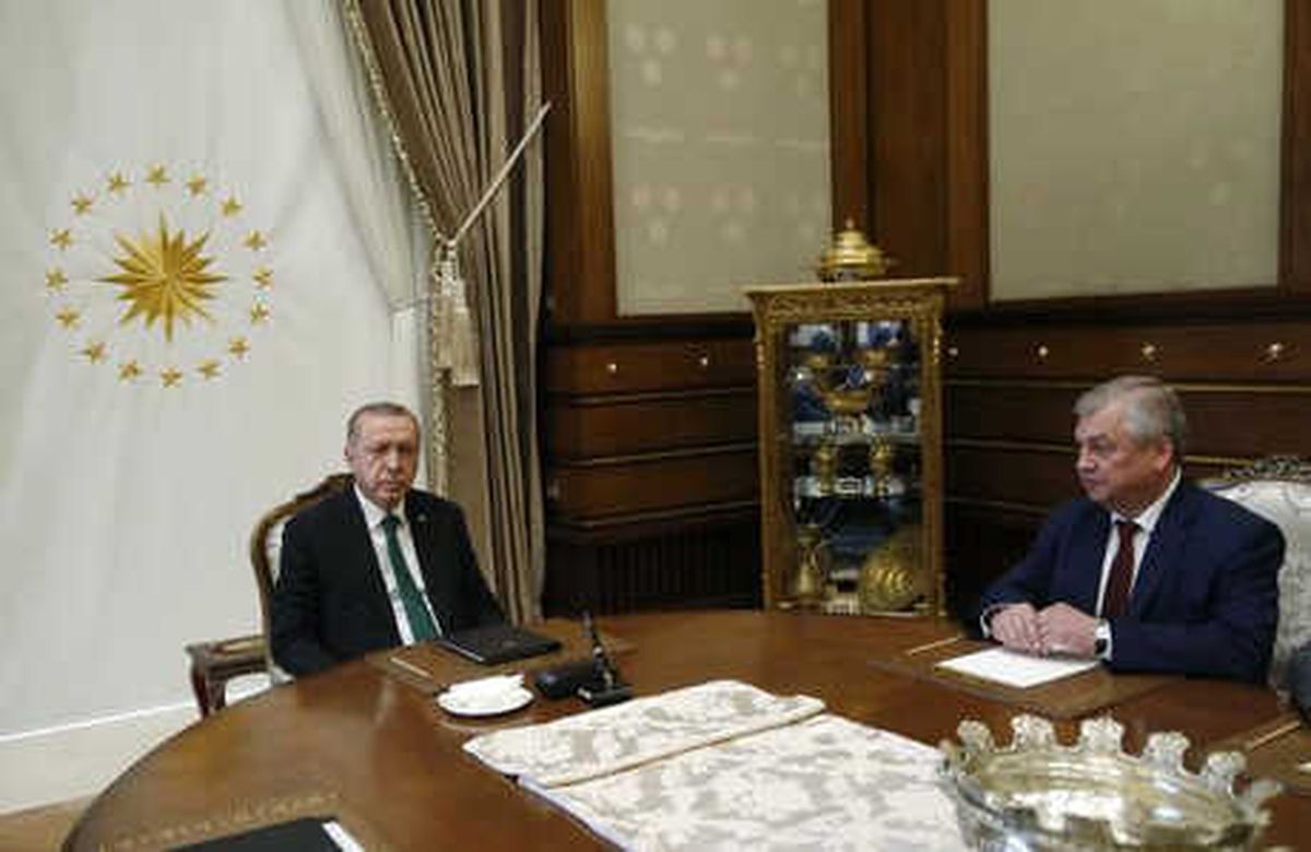 Erdoğan, Putin\'in Suriye Özel Temsilcisi Lavrentiyev\'i Kabul Etti