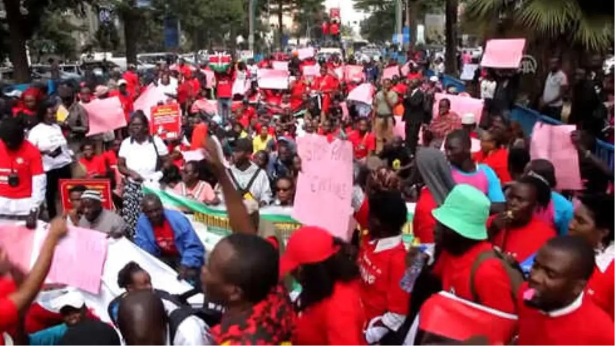 Kenya\'da Yolsuzluk Protestosu- Nairobi