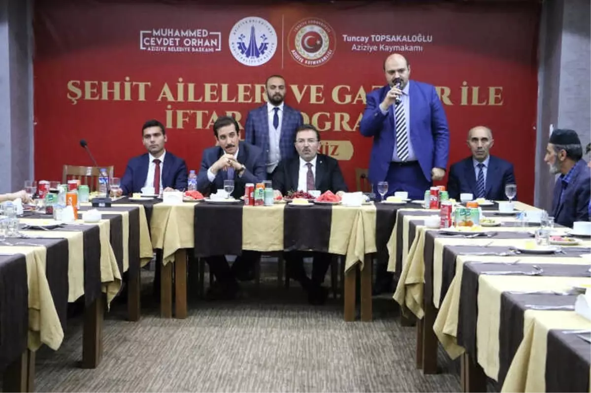 Şehit Aileleri Aziziye İftarında Buluştu