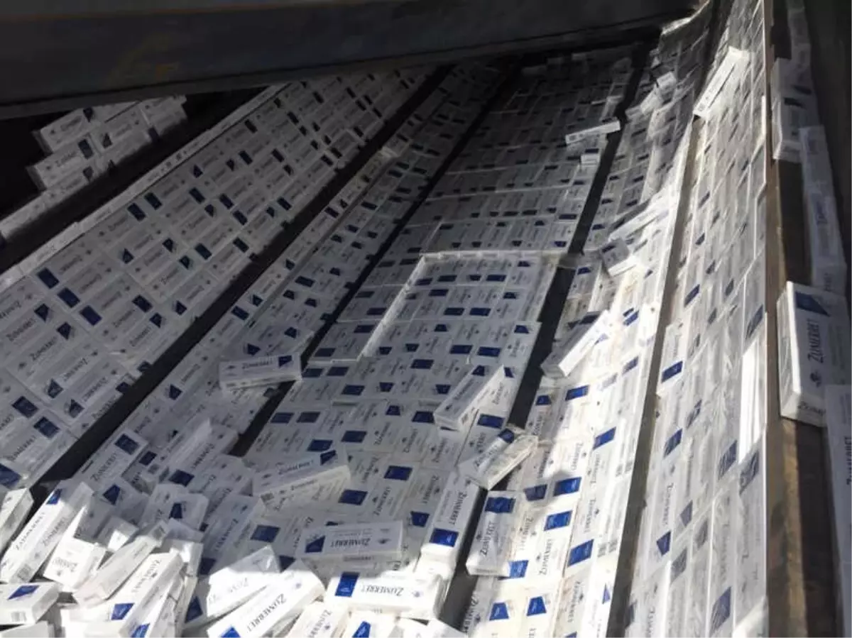 Van\'da 22 Bin 500 Paket Kaçak Sigara Ele Geçirildi