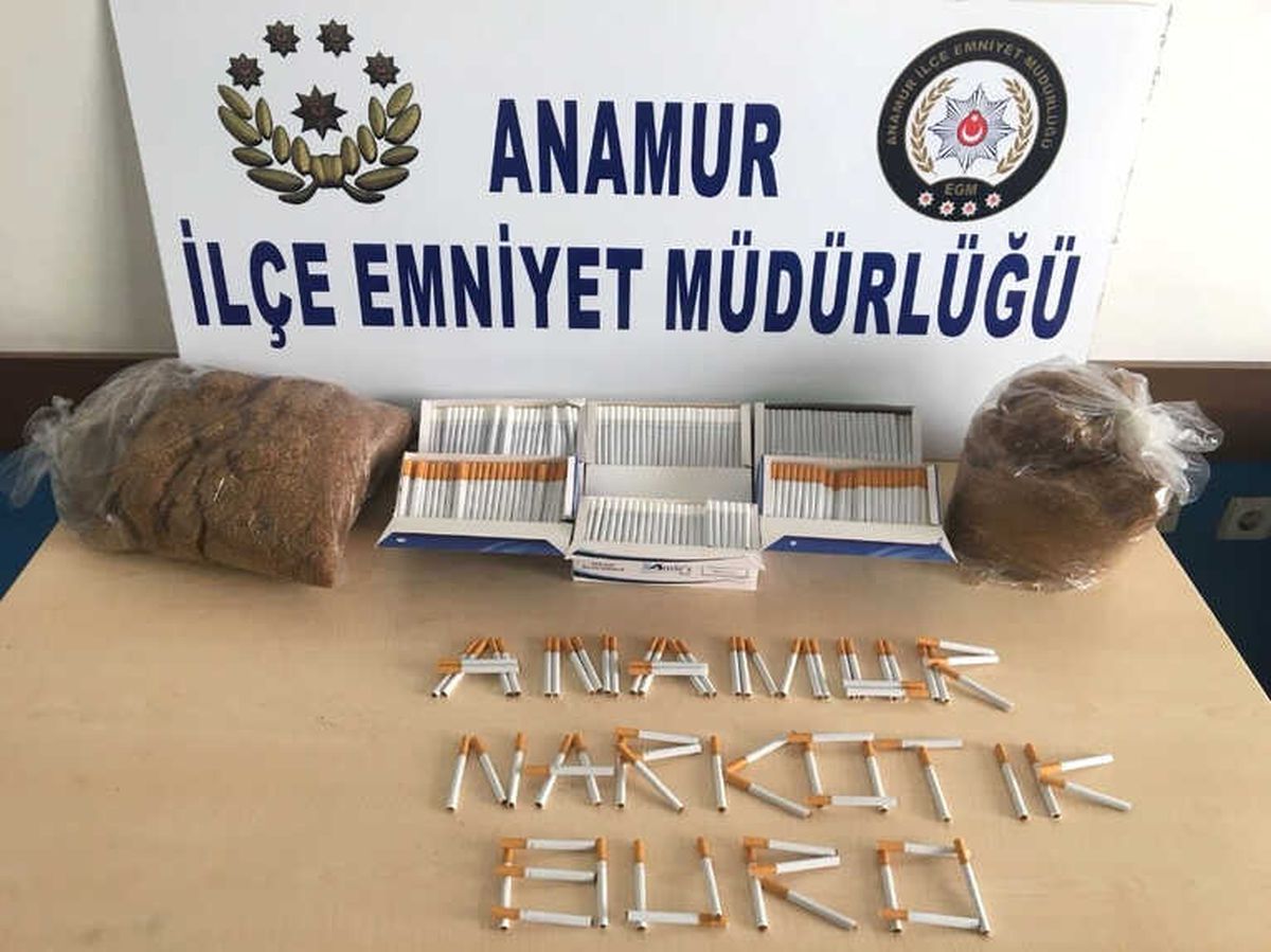 Anamur\'da 8 Kilo Kaçak Tütün Ele Geçirildi