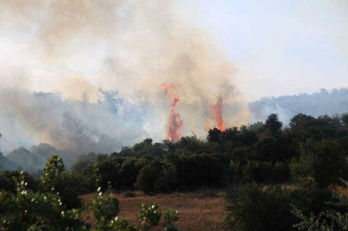 Çanakkale\'de Orman Yangını Devam Ediyor