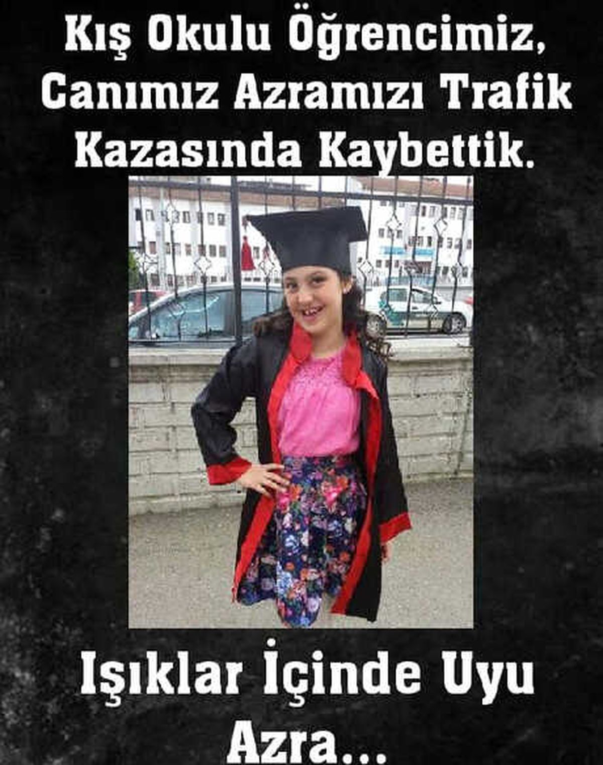 Kazada Ölen 10 Yaşındaki Azra, Son Yolculuğuna Uğurlandı