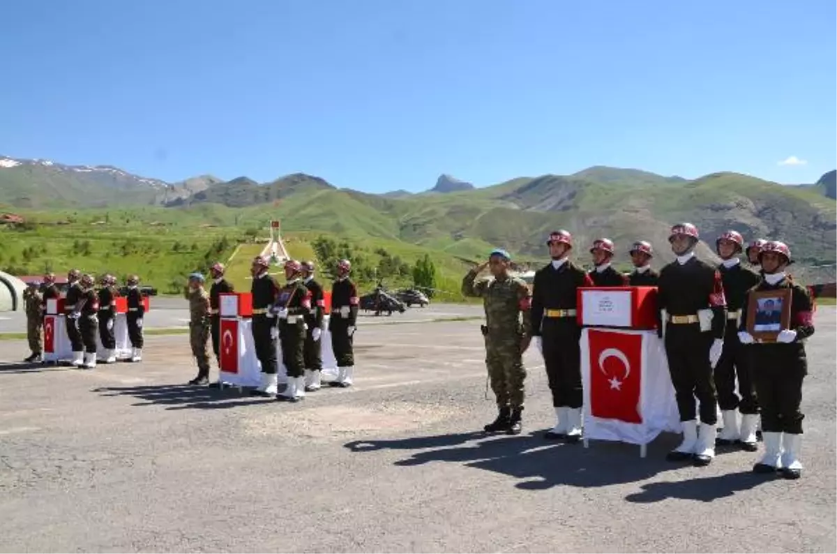 Kuzey Irak Şehitleri, Törenle Memleketlerine Uğurlandı