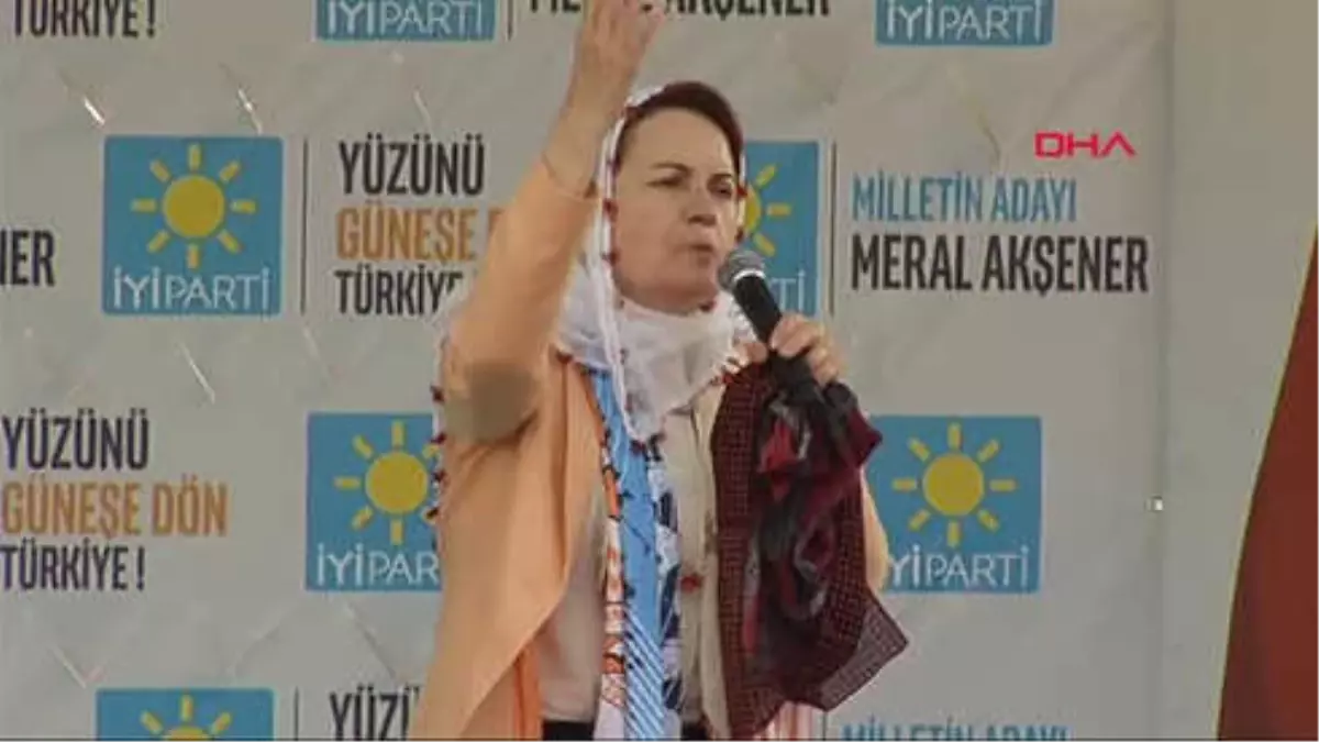 Adana İyi Parti Genel Başkanı ve Cumhurbaşkanı Adayı Meral Akşener, Adana\'da Konuştu