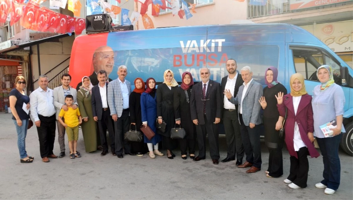 AK Parti Milletvekili Adayı Yelis, Seçim Çalışmalarına Yenişehir\'de Devam Ediyor