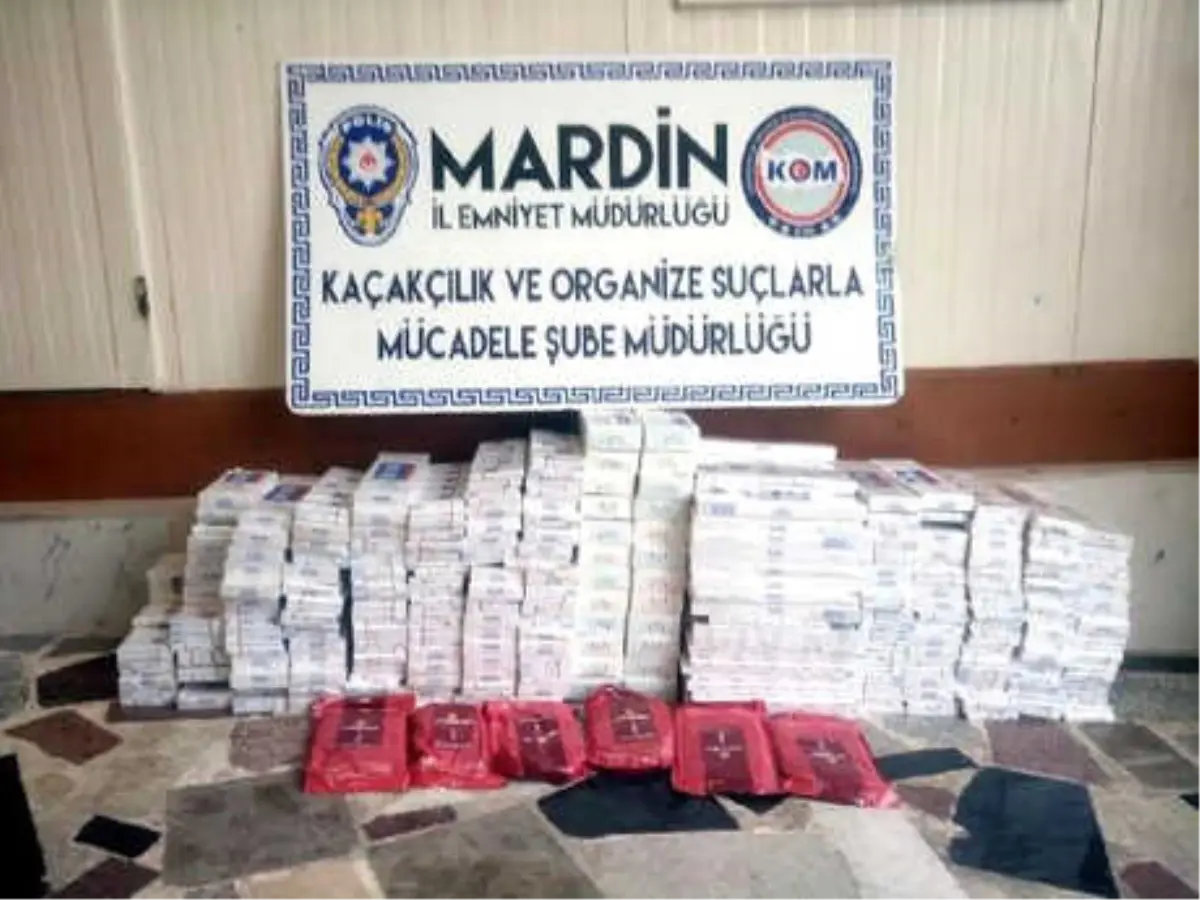 Mardin\'de Kaçak Sigara ve Uyuşturucu Operasyonu