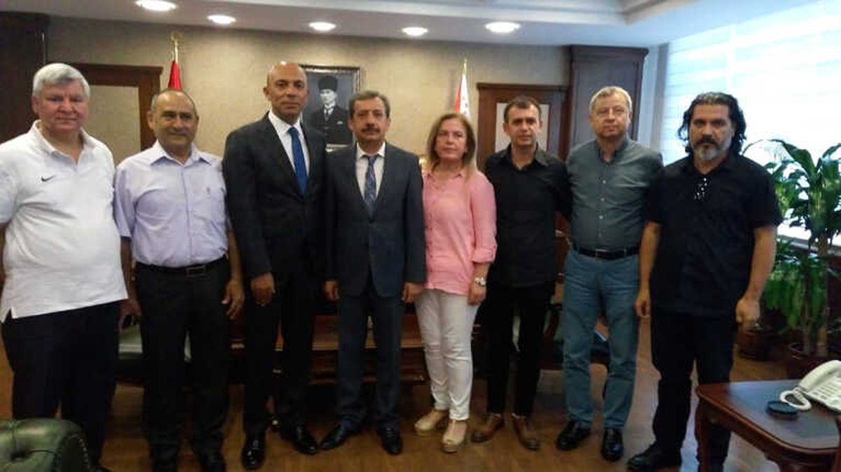 Mgc Yönetiminden Müdür Şahne\'ye Ziyaret