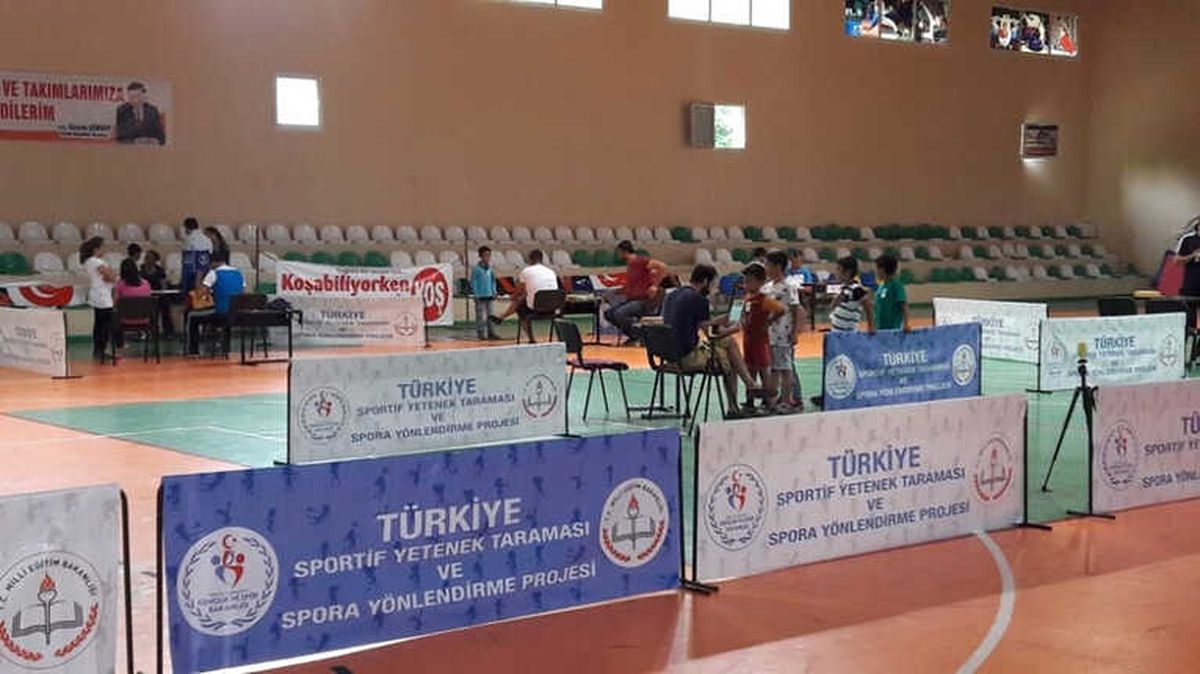 Öğrenciler Spora Yönlendirilmek İçin Testten Geçti