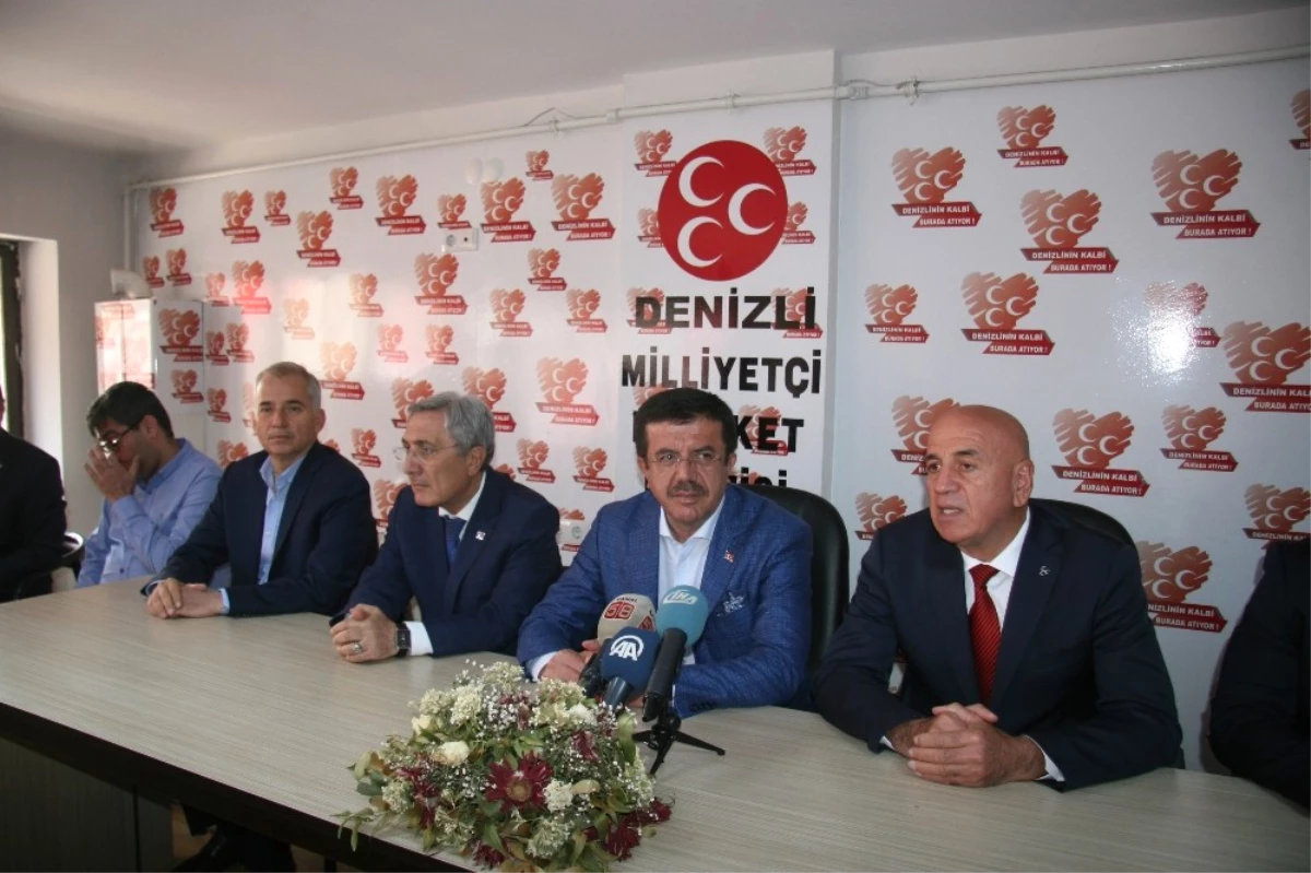 Bakan Zeybekci\'den MHP Denizli İl Başkanlığına Ziyaret