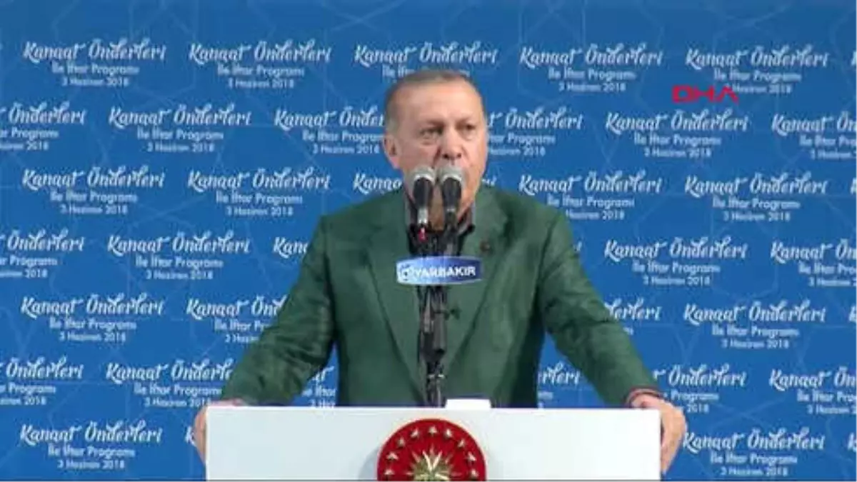 Diyarbakır - Cumhurbaşkanı Erdoğan Kanaat Önderleri ile İftar Programında Konuştu - 2