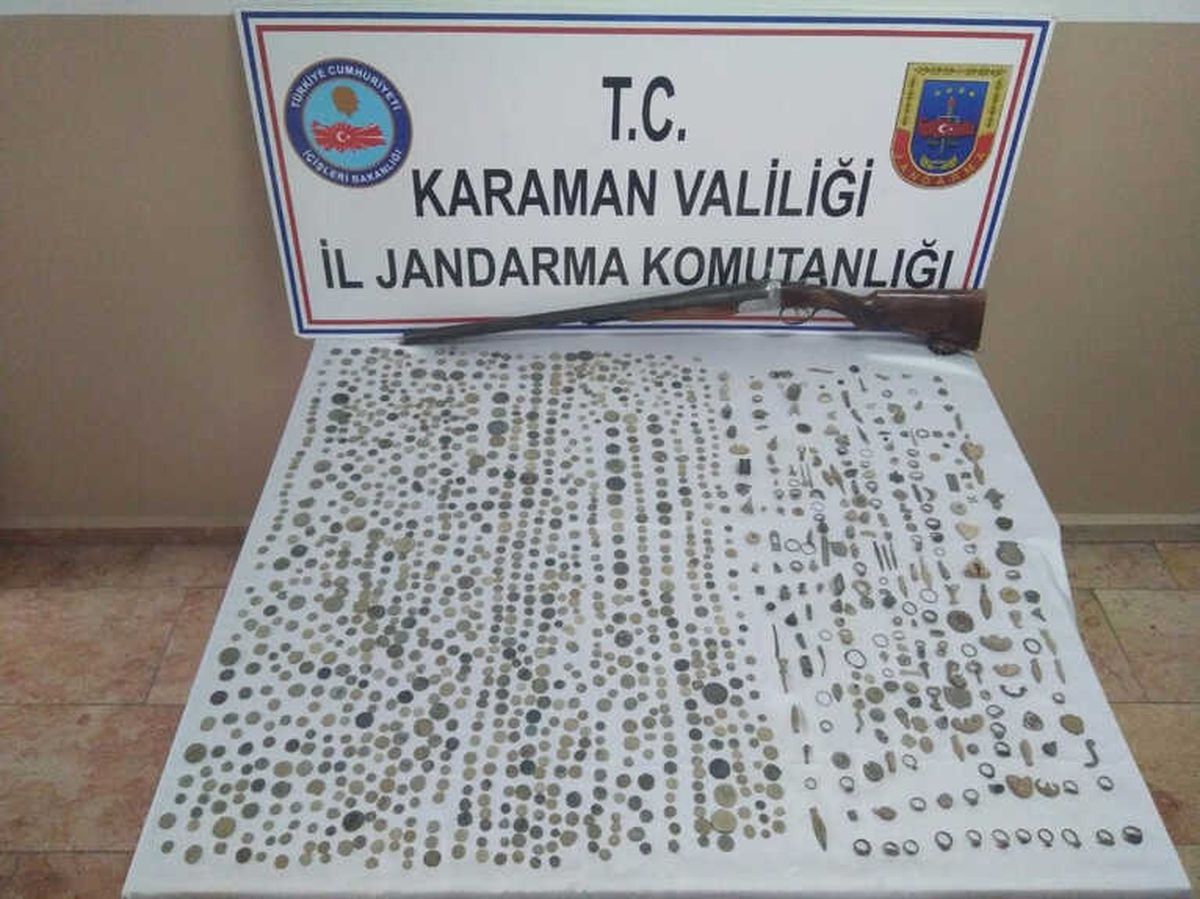 Karaman\'da Tarihi Eser Operasyonu