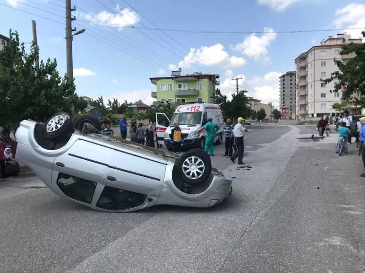 Trafik Eğitiminde Kaza Yaptı Şoka Girdi