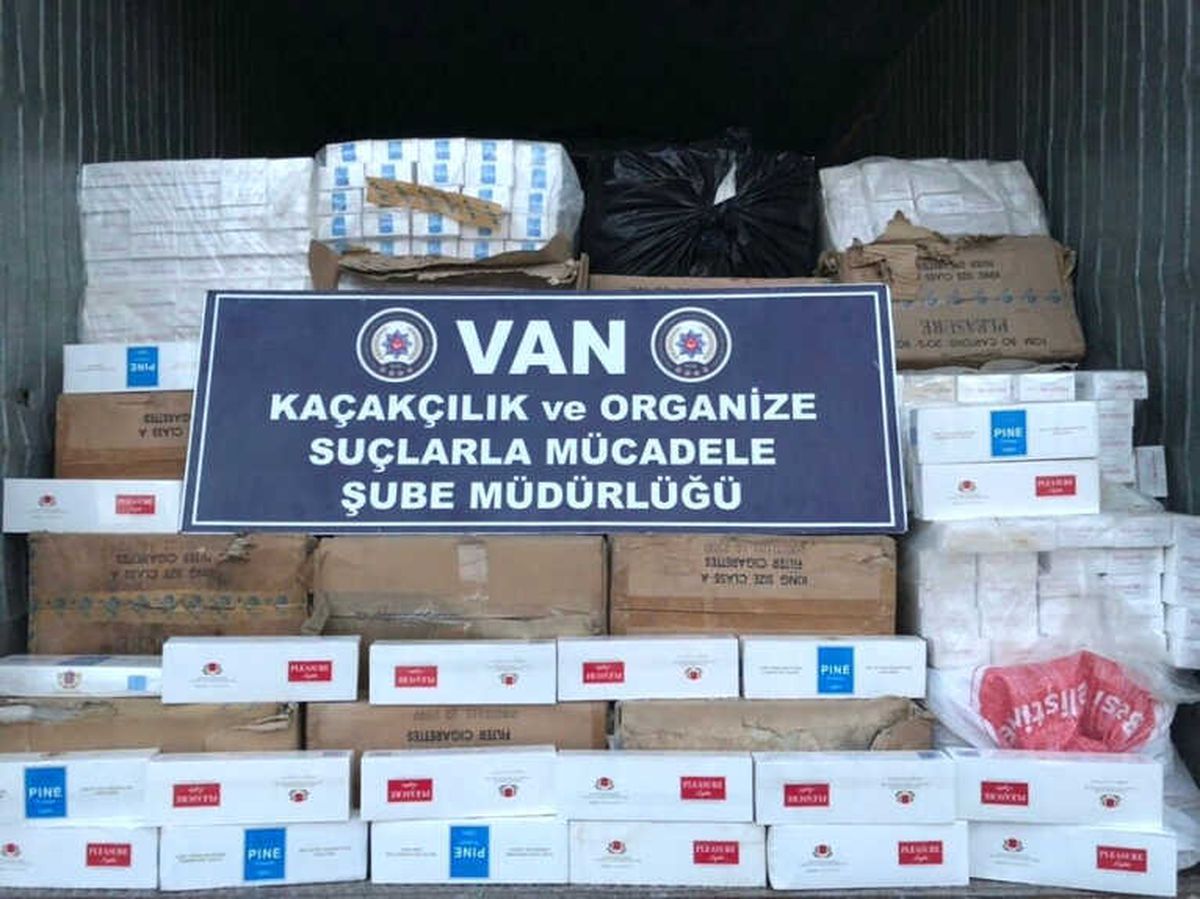 Van\'da Kaçak Sigara Operasyonu