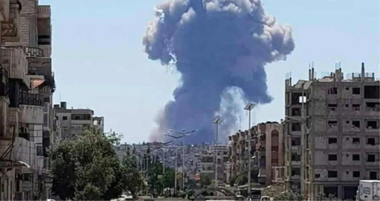 Suriye\'nin Kuzeyinde Amerikan-Fransız Askeri Üssünde Patlama Meydana Geldi