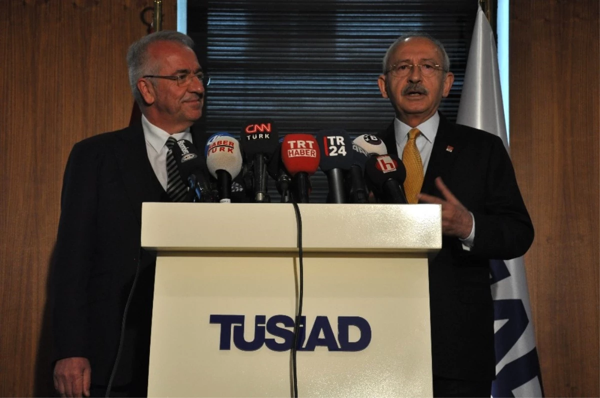 CHP Genel Başkanı Kılıçdaroğlu, Tüsiad\'ı Ziyaret Etti