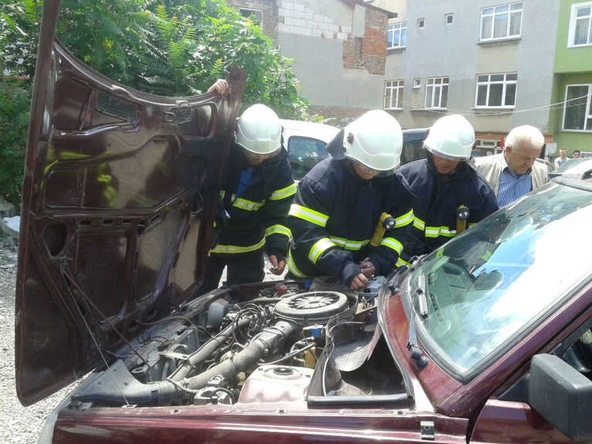Lpg\'li Araçta Korkutan Patlama