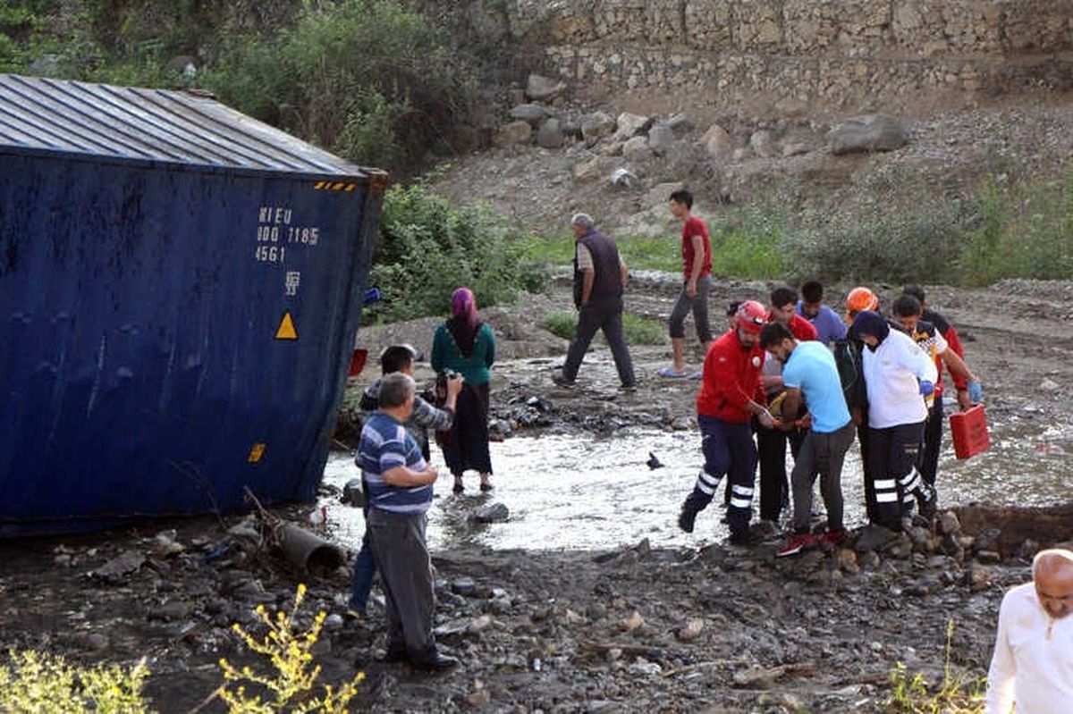 20 Metrelik Viyadükten Düşen Tırın Sürücüsü Yaralandı
