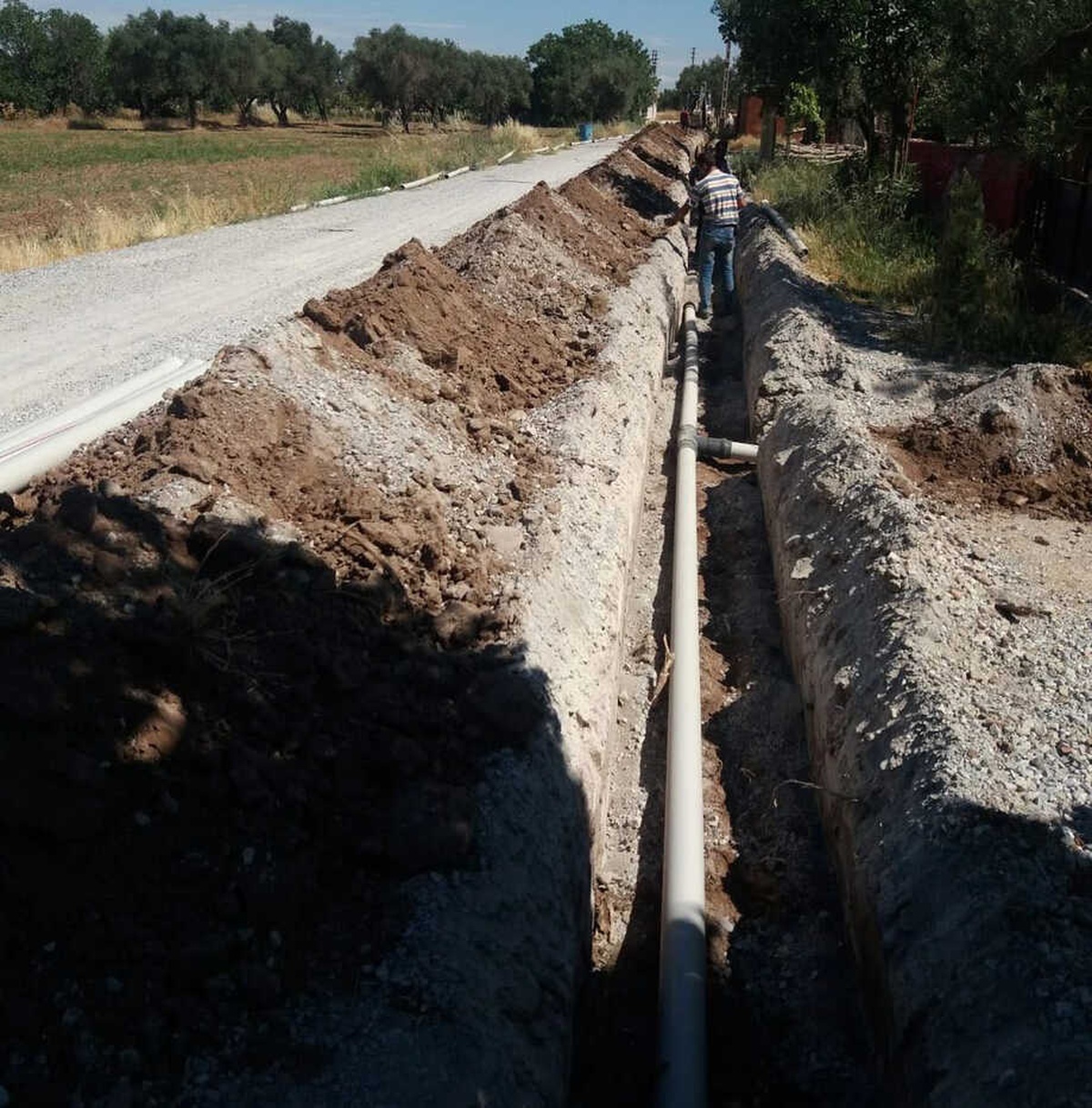 Atatürk Mahallesi\'ne Yeni İçme Suyu Hattı