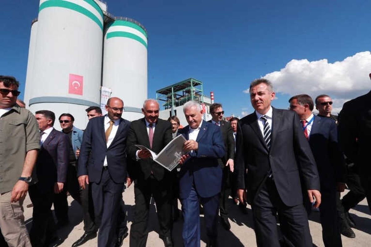 Başbakan Yıldırım, Doğubayazıt\'ta Çimento Fabrikası Açılışına Katıldı