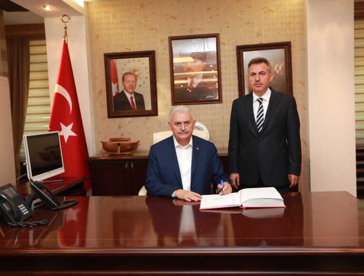 Başbakan Yıldırım Vali Elban\'ı Ziyaret Etti