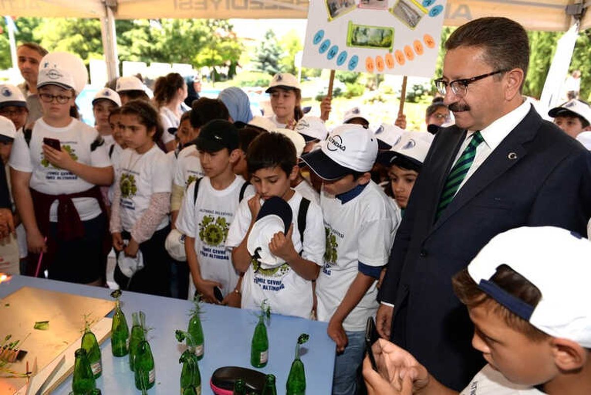 Başkan Tiryaki, Çevre Günü\'nde Çocukları Yalnız Bırakmadı