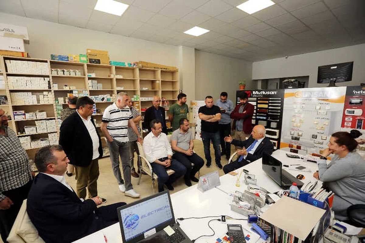 Başkan Yaşar\'dan Sel Mağduru İşletmelere Ziyaret