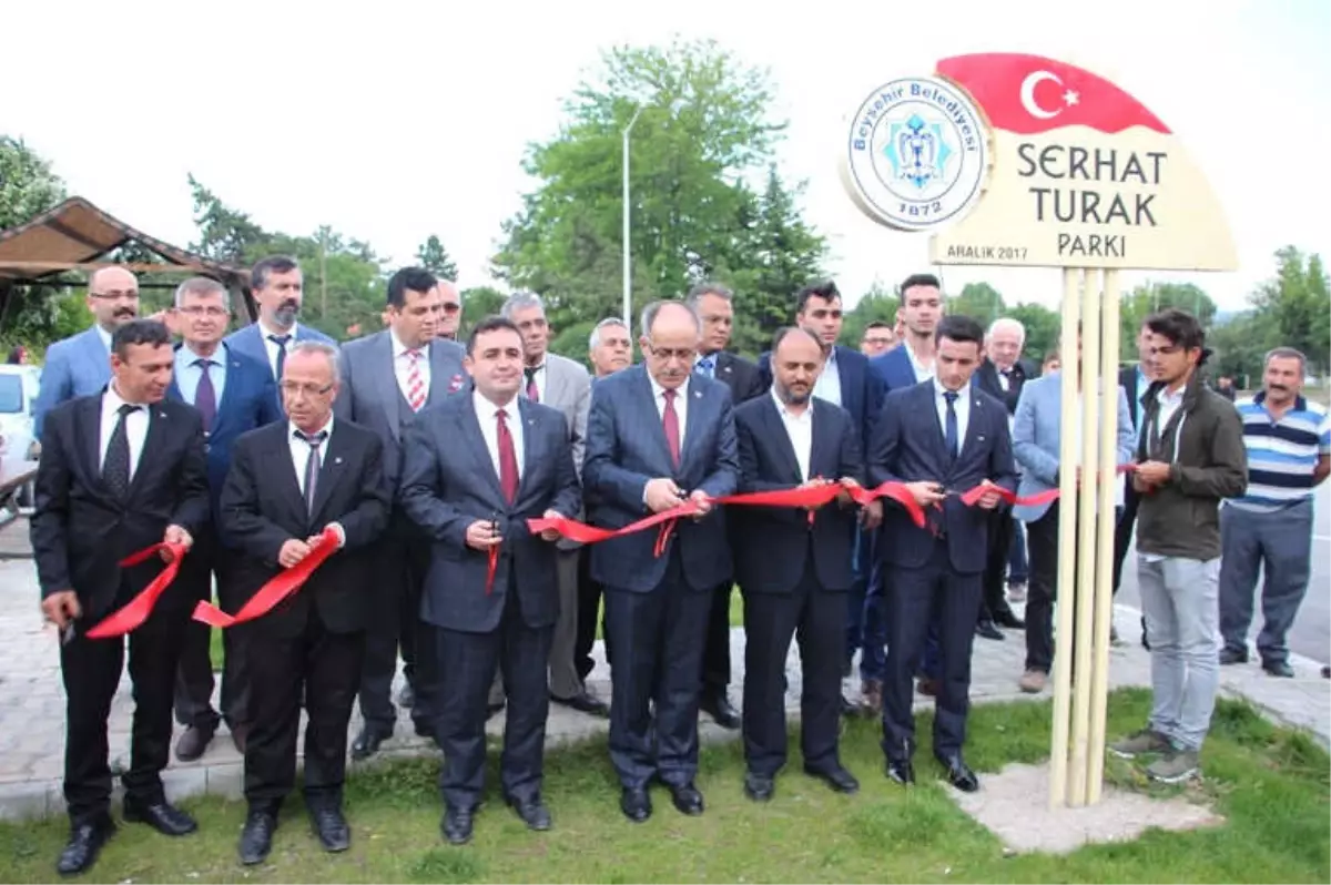 Beyşehir\'de "Serhat Turak Parkı" Dualarla Açıldı