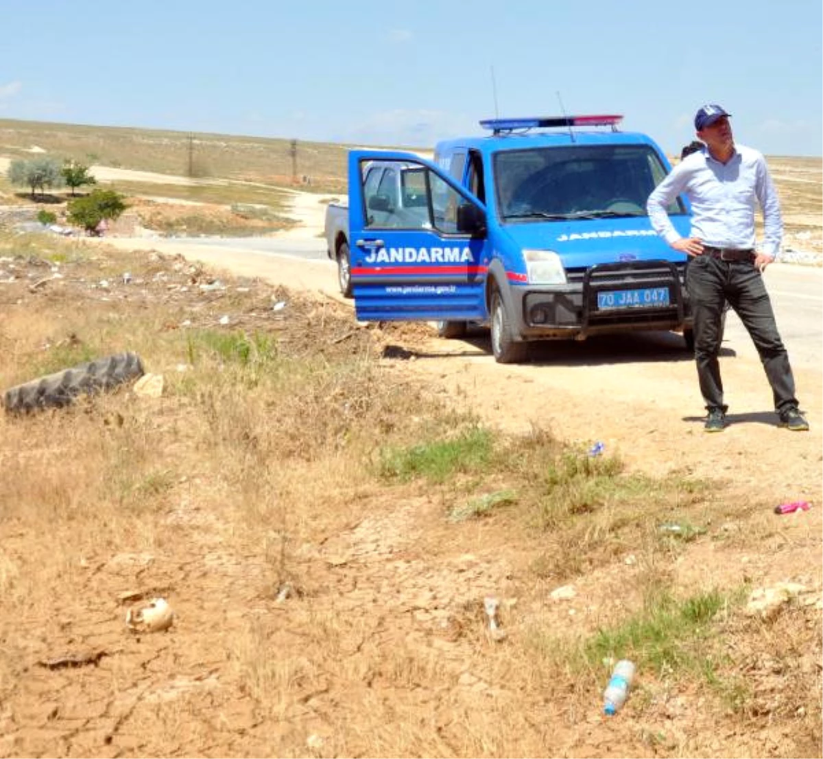 Karaman\'da Boş Arazide Kafatası Bulundu