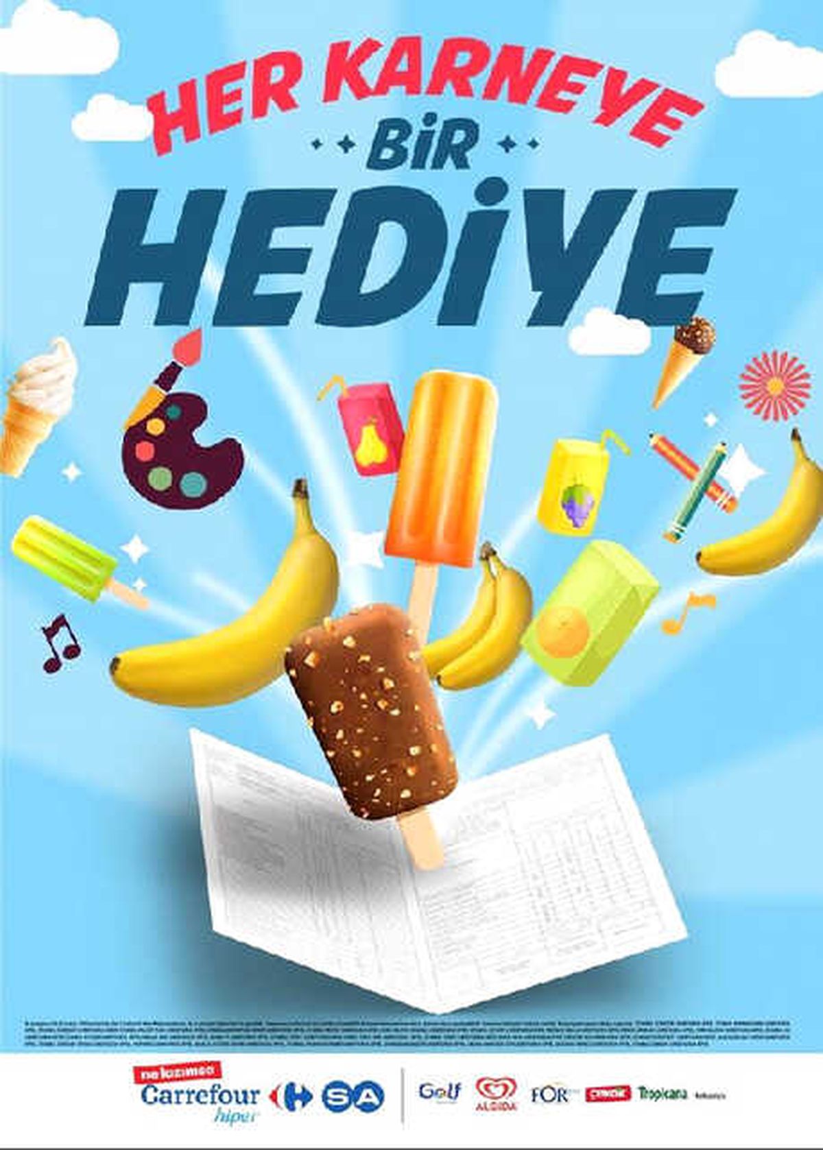 Karnesini Getiren Hediyesini Carrefoursa\'dan Alacak
