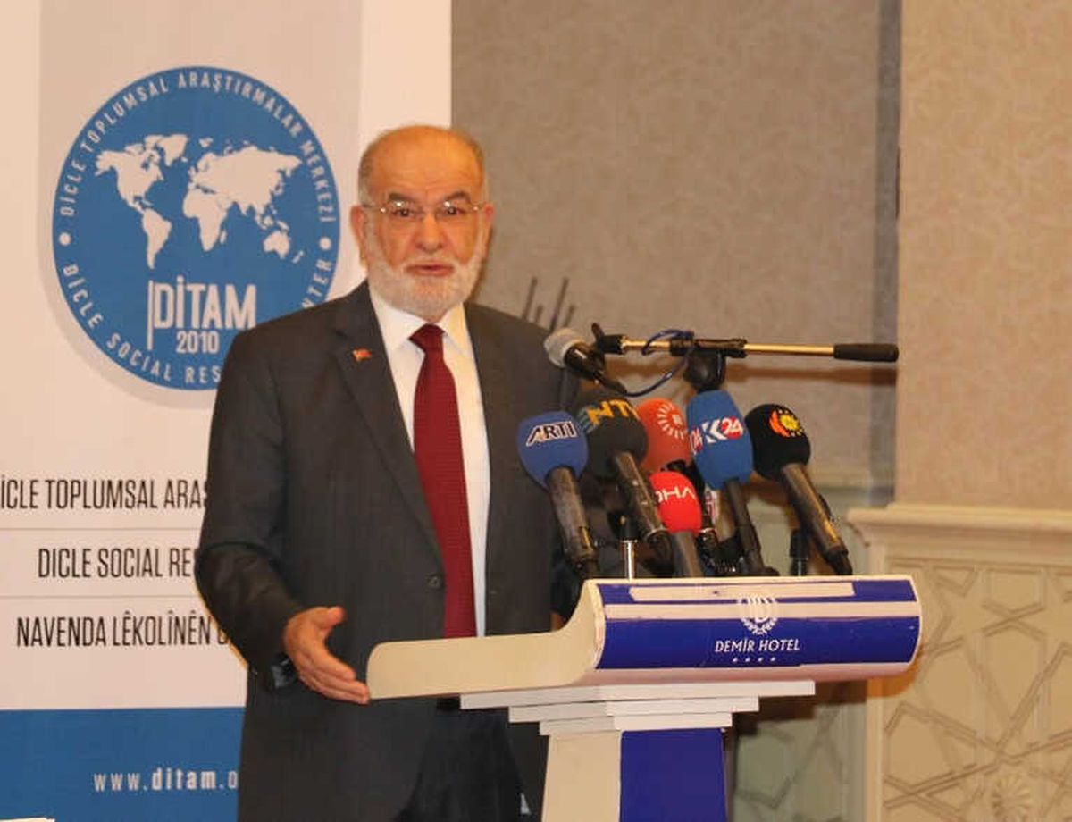 Sp\'nin Cumhurbaşkanı Adayı Karamollaoğlu, Diyarbakır\'da