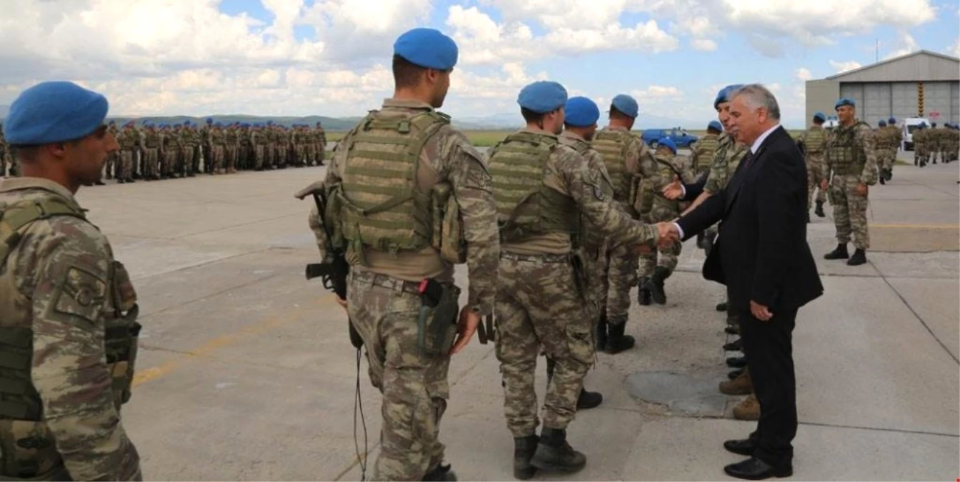 Vali Yıldırım, Afrin Kahramanlarını Karşıladı