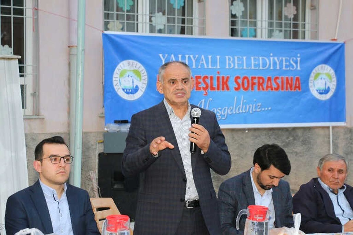 Yahyalı\'da Önce Açılış Sonra İftar