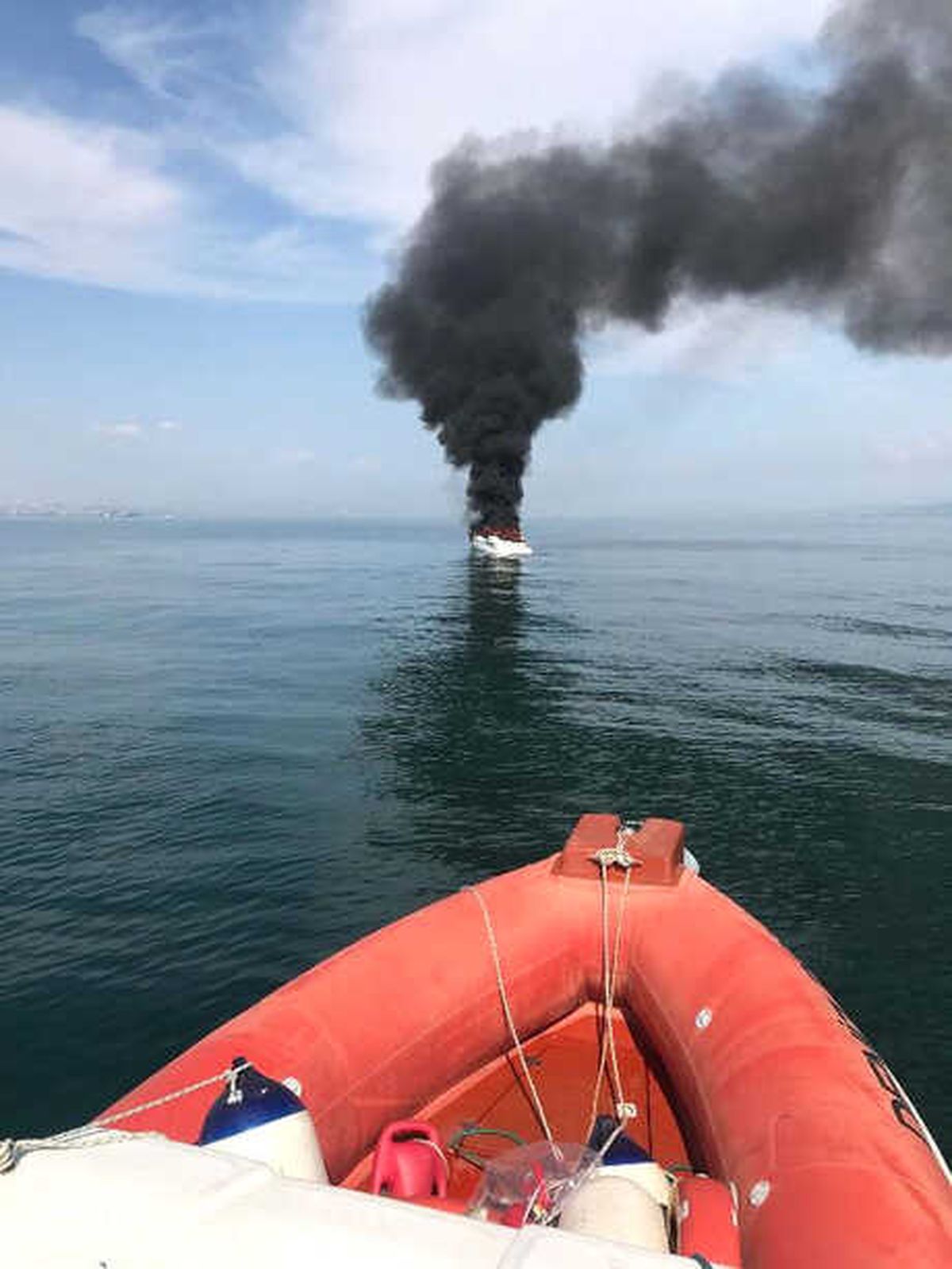 Yalova Açıklarında Teknede Yangın