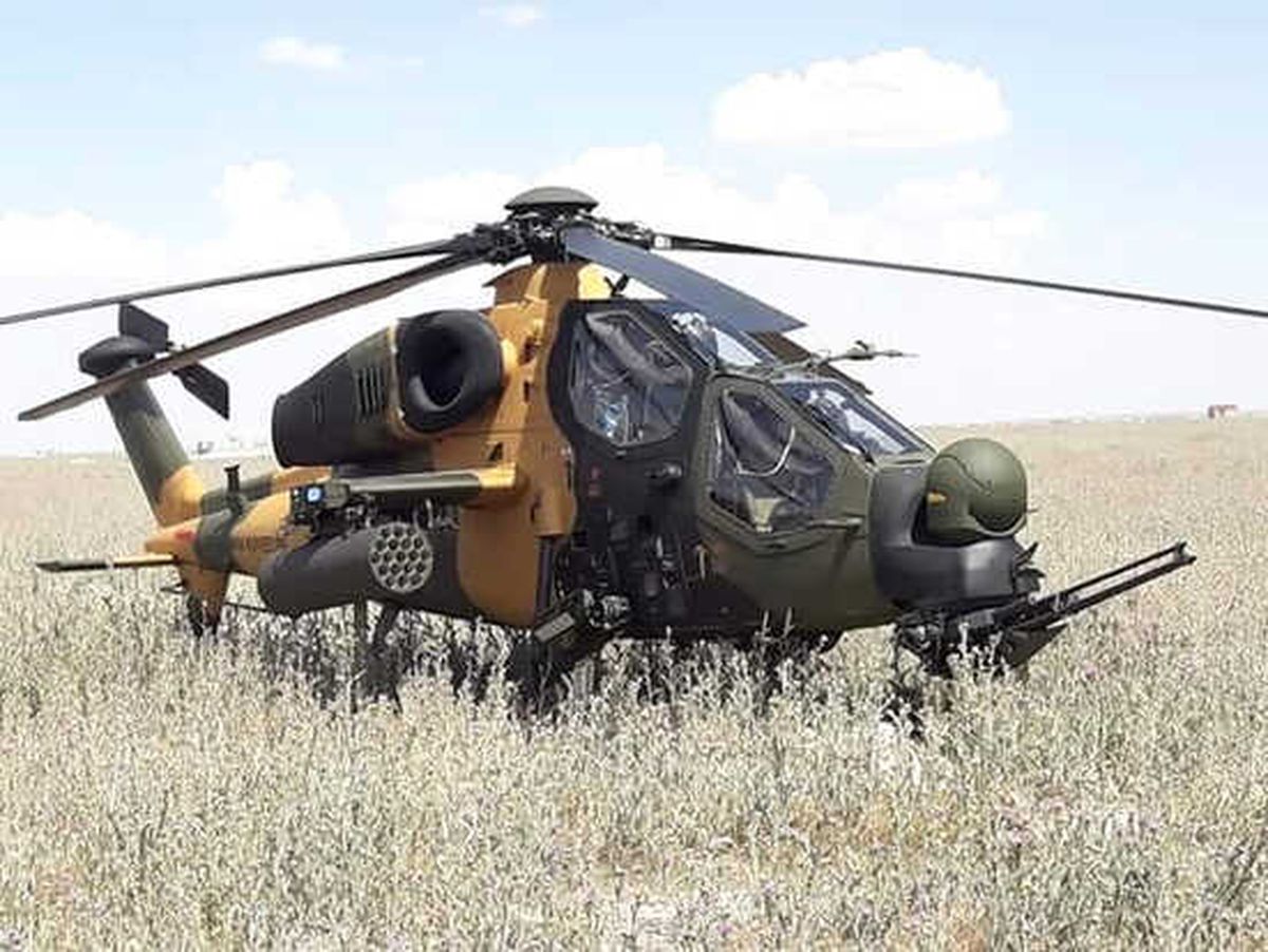 Atak Helikopteri Aksaray\'a Acil İniş Yaptı