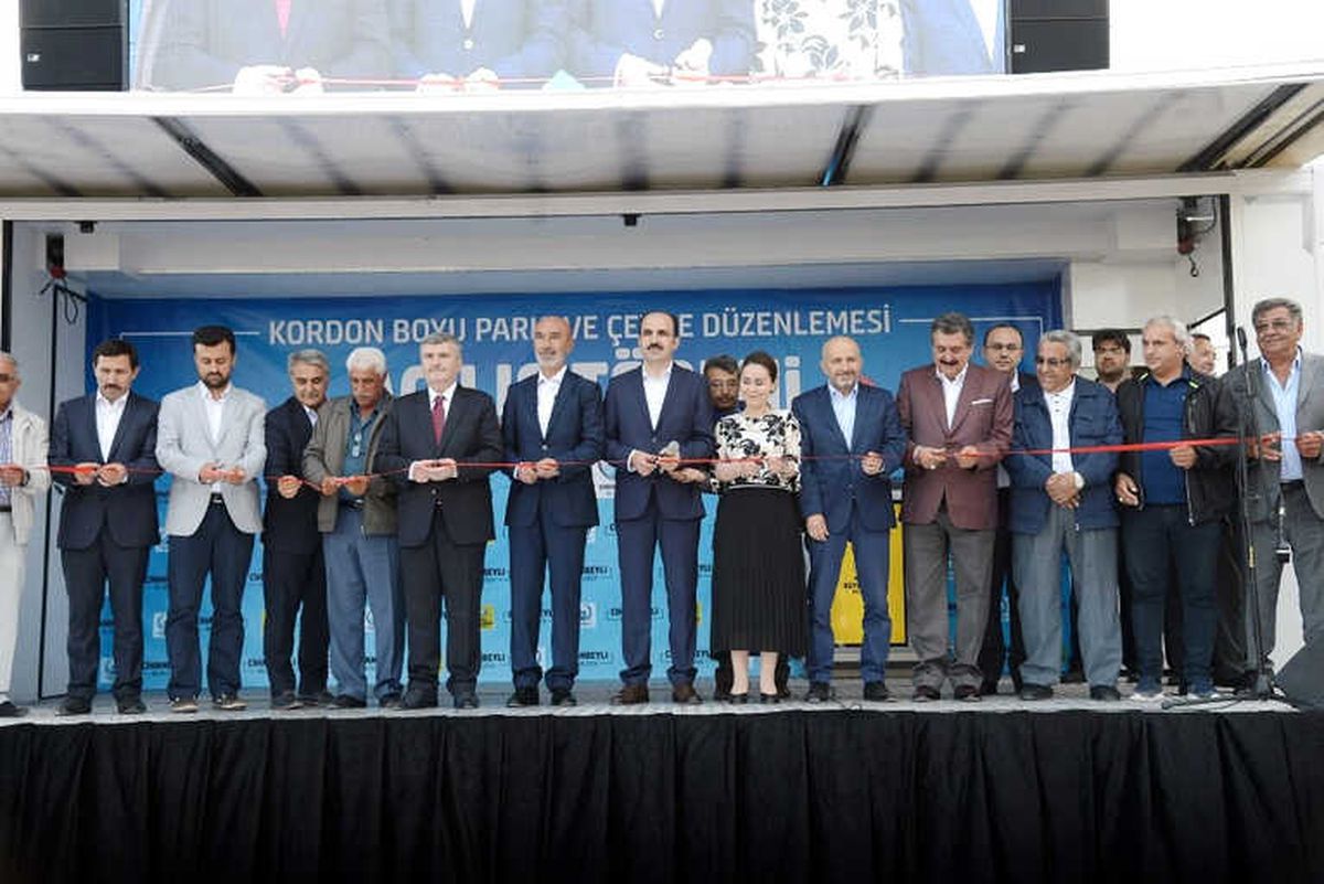 Cihanbeyli Kordonboyu Parkı Açıldı