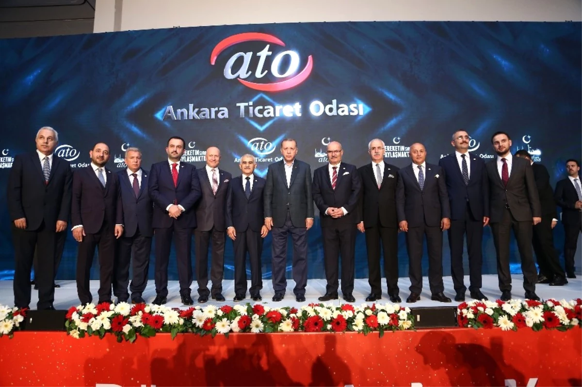 Cumhurbaşkanı Erdoğan ATO\'nun İftarına Katıldı