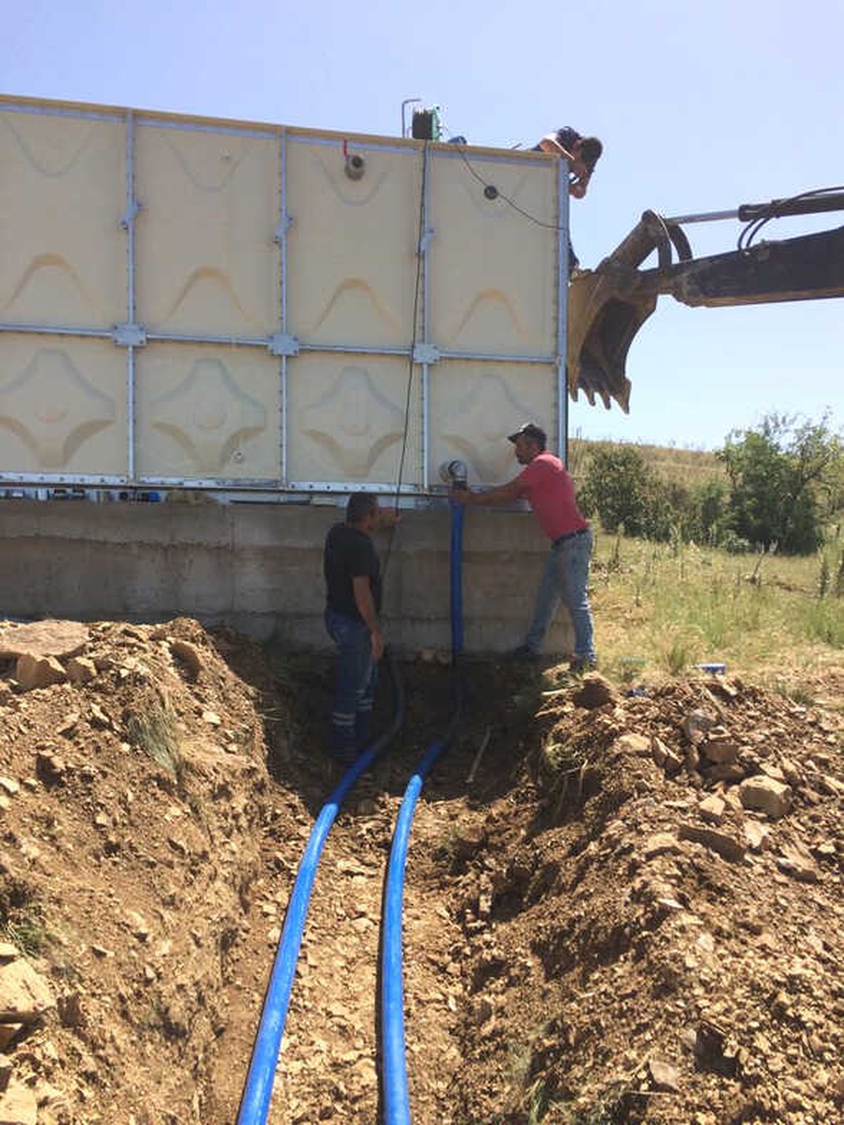 Esenyurt\'a Kompozit İçme Suyu Deposu Kazandırıldı