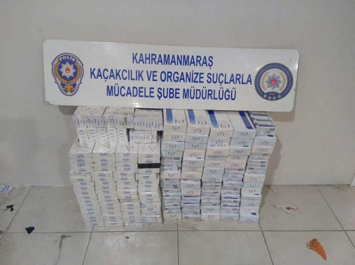 Kahramanmaraş\'ta Kaçak Sigara Operasyonu