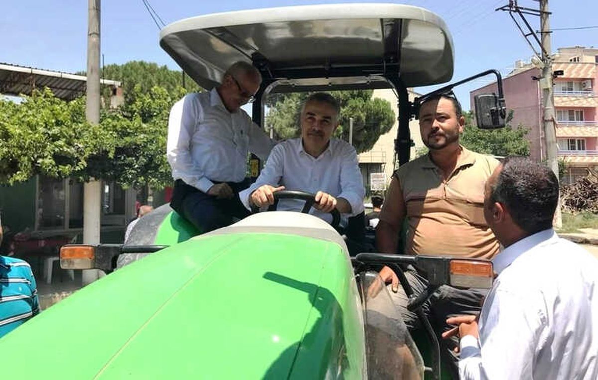 Mustafa Savaş, Söke ve Bağarası\'nda Üreticiyle Buluştu