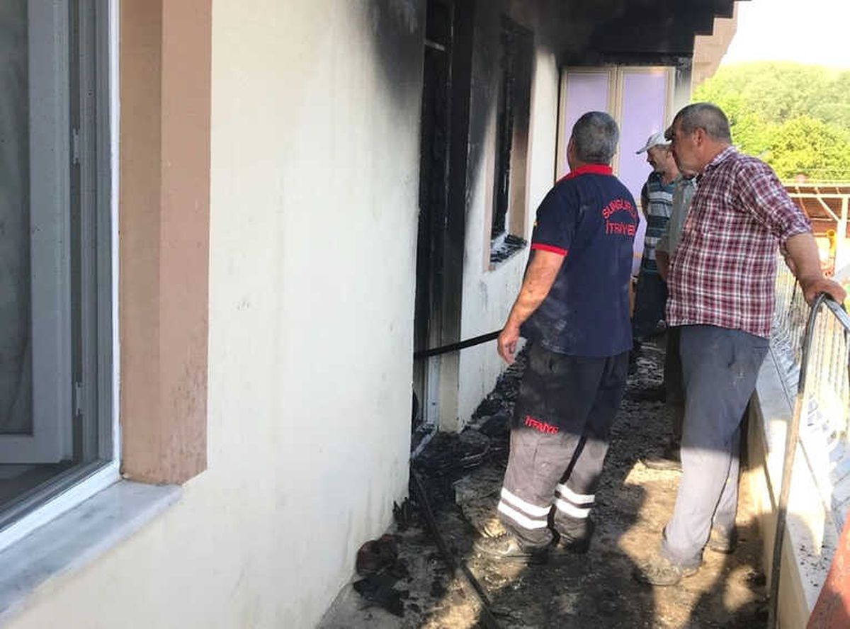 Sungurlu\'da Ev Yangını
