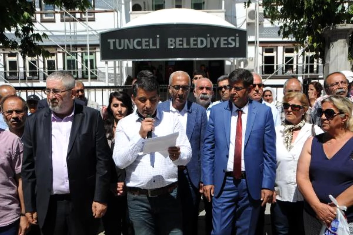 Tunceli\'de CHP\'lilerden Belediye\'ye Tepki