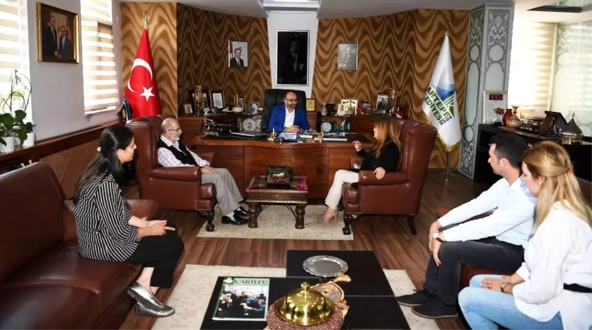 Başkan Üzülmez Tema Vakfı Temsilcilerini Ağırladı