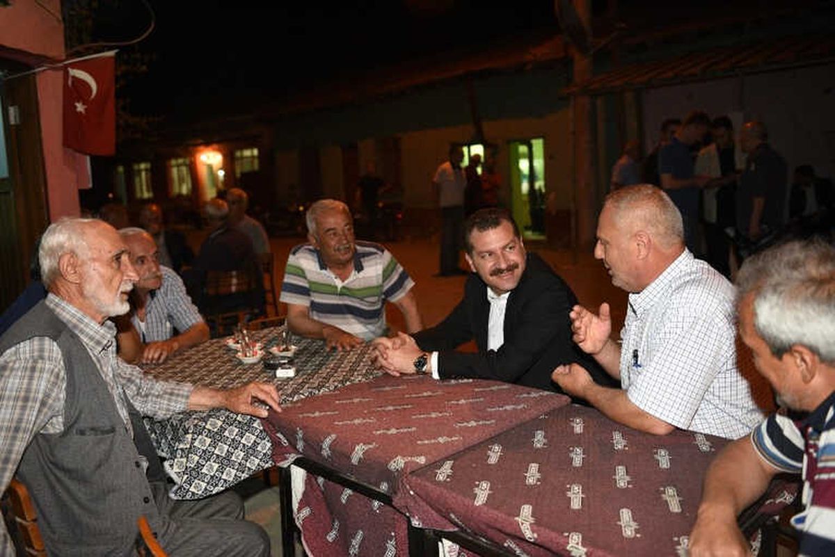 Başkan Yılmaz\'a Baba Ocağından Tam Destek