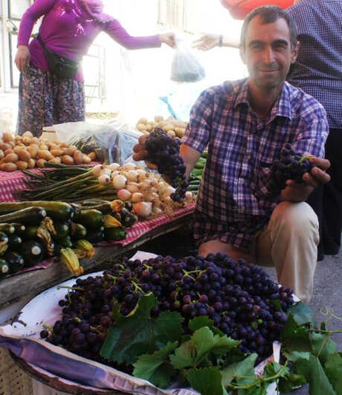 Trakya İlkeren\' Üzümü Erkenden Tezgahta