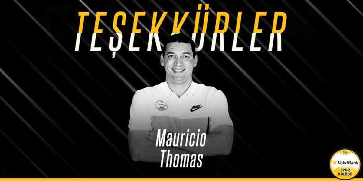 Vakıfbank\'tan Mauricio Thomas\'a Veda